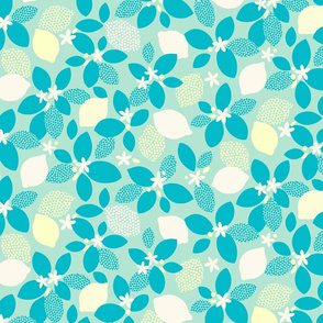 Lemon Pop L turquoise  by Pippa Shaw