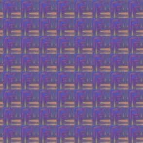 Plum and Beige Abstract Plaid