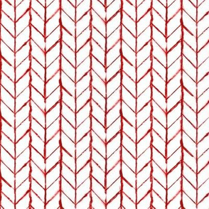 Shibori Braids - Red on White - © Autumn Musick 2019