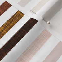 1/2" linen stripes // 51-2, rosewood, 44-1, cinnamon, 19-16, hickory, mocha