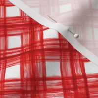 Shibori Check - Red on White - © Autumn Musick 2019