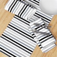 1/2" linen stripes // 179-5, black, anchor, 174-4, cloud