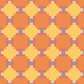 Orange and Yellow Geometric