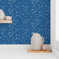 Pebble Galaxy - White on Classic Blue - ©Autumn Musick 2020