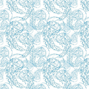 Inkblot Jellyfish Flock (Smallscale) Blue