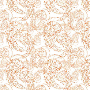 Inkblot Jellyfish Flock (smallscale) Orange