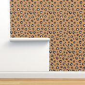 Little spotted leopard dreams panther animal print trend design ochre honey yellow neutral nursery SMALL