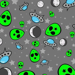 Alien Confetti - Gray