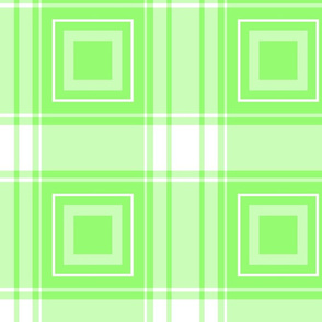 geometric plaid with squares