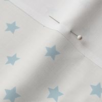 Baby Blue and White Star