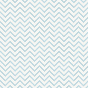 Baby Blue Chevron