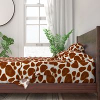 Unbranded Brown and Cream Cowhide