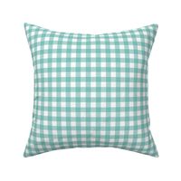 1/2" Gingham (cool breeze + white)