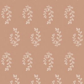 1/2 scale | Gold Leaves on Blush Pink (Russet Summer: Coordinate)