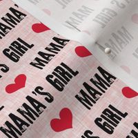 Mama's Girl - valentines day fabric - pink2 - C20BS