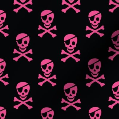 Pirate Skulls - Magenta