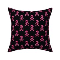 Pirate Skulls - Magenta