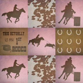 Rodeo Baby Girl Patchwork 6 Inch
