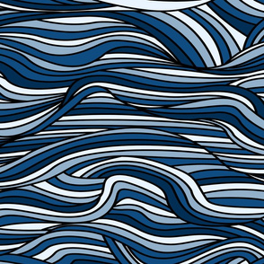 monotone blue waves