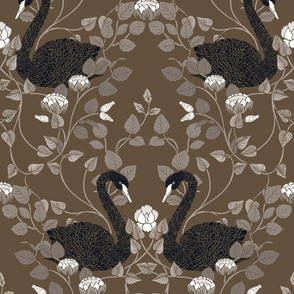 Black Swans {Taupe}