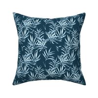 Tropical Foliage|Classic Blue Palm|Renee Davis