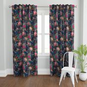 Black Cockatoos Chintz 24”