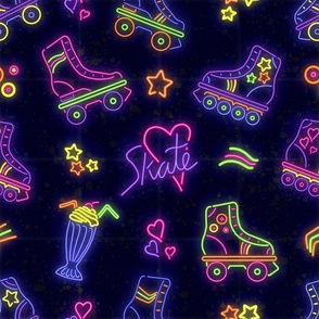 Neon Roller SkateNostalgia 