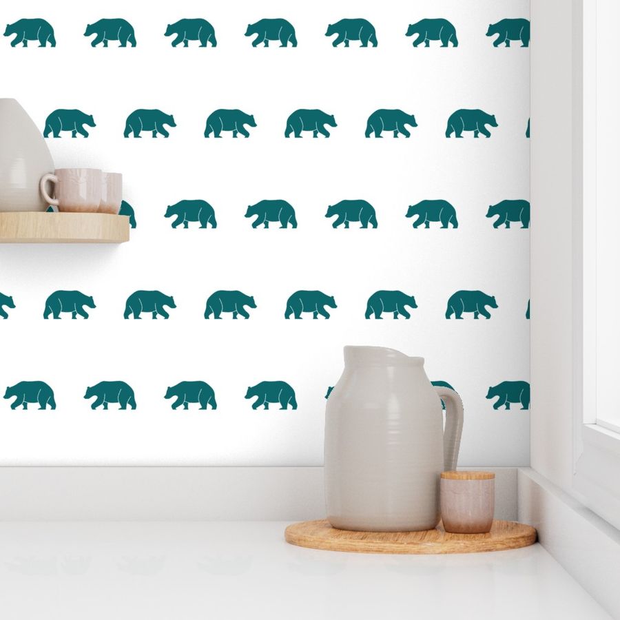 Dark Teal Bears