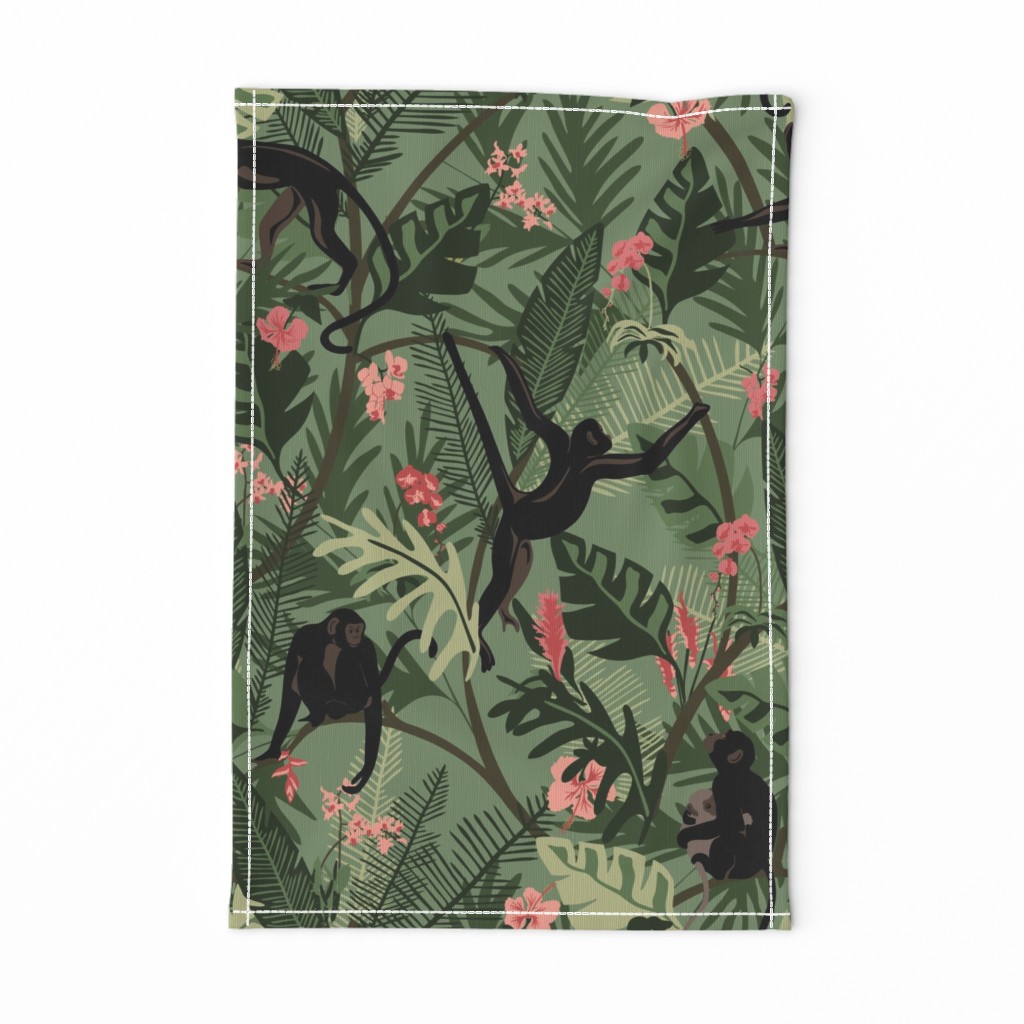 Monkeys - Green - Large