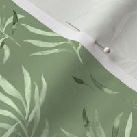 Tropical Foliage| Sage Green Palm|Renee Davis