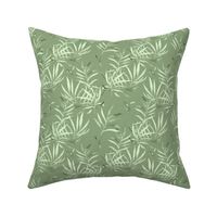 Tropical Foliage| Sage Green Palm|Renee Davis