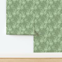 Tropical Foliage| Sage Green Palm|Renee Davis