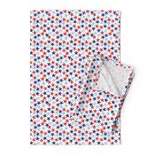 stars - multi watercolor - red white and blue - LAD20