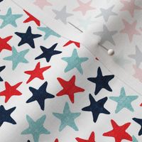stars - multi - red white and blue - LAD20
