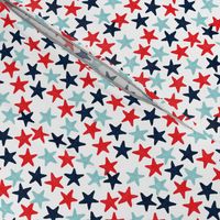 stars - multi - red white and blue - LAD20