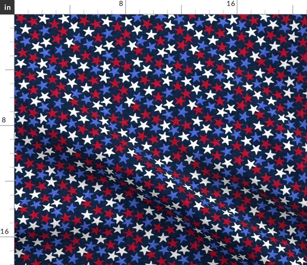 stars - multi on navy - LAD20