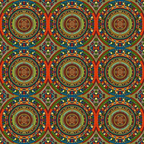 Persian Mandala Rug Design