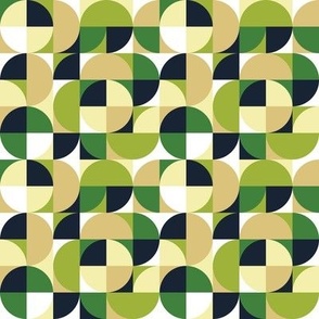 Green Vintage Geometry
