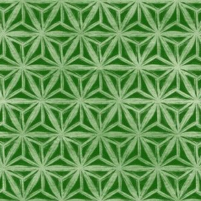 Dark Green Textured Geometric Triangle Hexagon Pattern