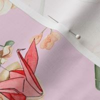 Paper Cranes & Orchids