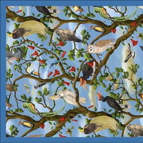 Bird Chorus Tea Towel