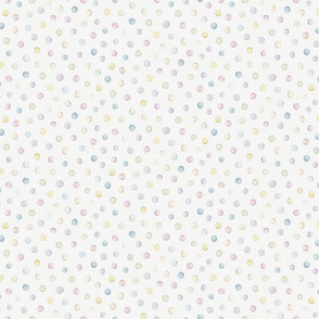 Spring Simple watercolor dots - SMALL