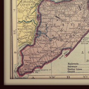 1906 NYC map,  XL