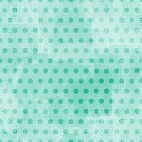 Grunge Dot in Mint Green