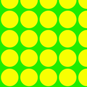 Big Dots in Green and Yellow