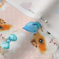 Guinea Pig Chic (baby pink dot) MEDIUM scale