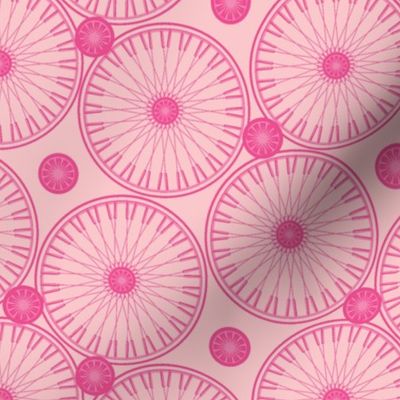 bicyclewheels_and_gears in the pink