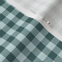 pine and mint gingham