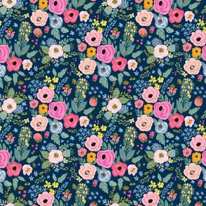 3" Wonderland Garden - Lighter Navy