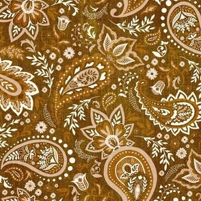 Brown Soma Paisley - Textured